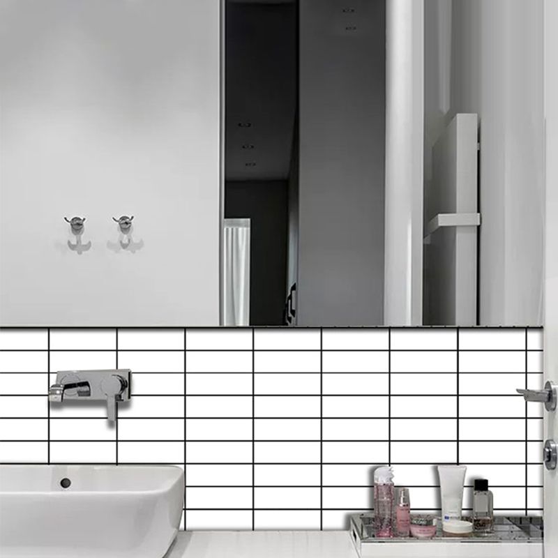 BowLift | Tile Stripping & Sticking Rectangle White Plastic Waterproof Tile Stripping & Sticking for Shower 10-Pack