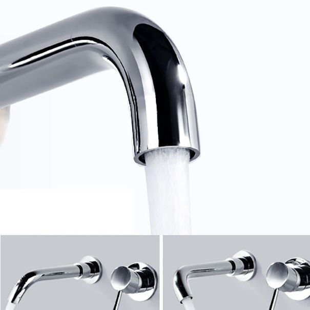 BowLift | Wall-mounted Bronze Bathtub Filler Double Handles Bathtub Spout Bathtub Faucet Trim