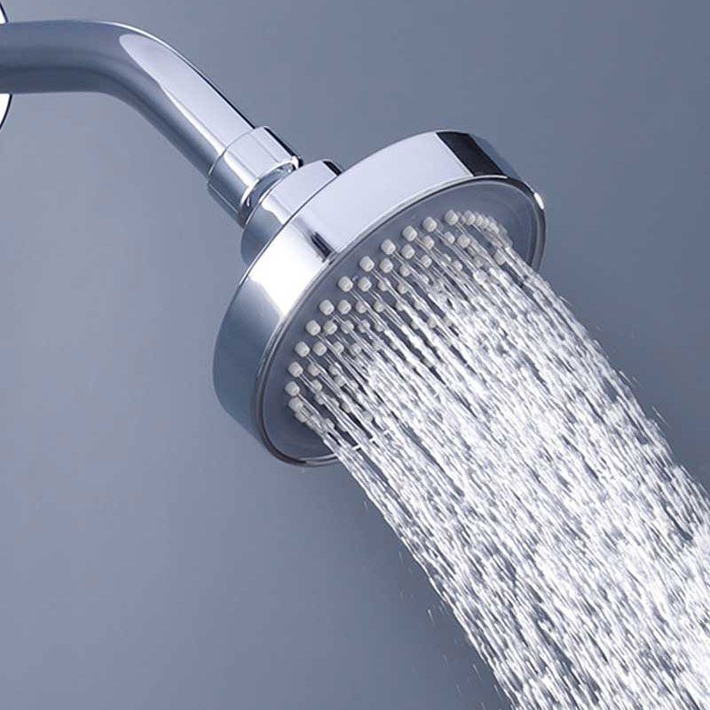 BowLift | Round Small Upper Shower Head Wall Mount Adjustable Shower Head
