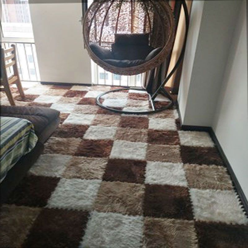 BowLift | Modern Carpet Tiles Interlocking Color Block Shag Carpet Tiles