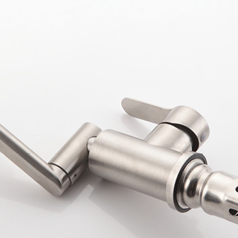 BowLift | Swivel Spout Bathroom Faucet Single Hole Basin Faucet with Lever Handle
