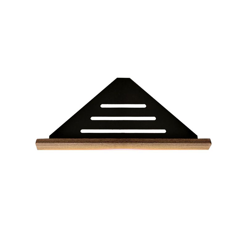 BowLift | 7-piece bathroom accessory set metal bath set with wood accents