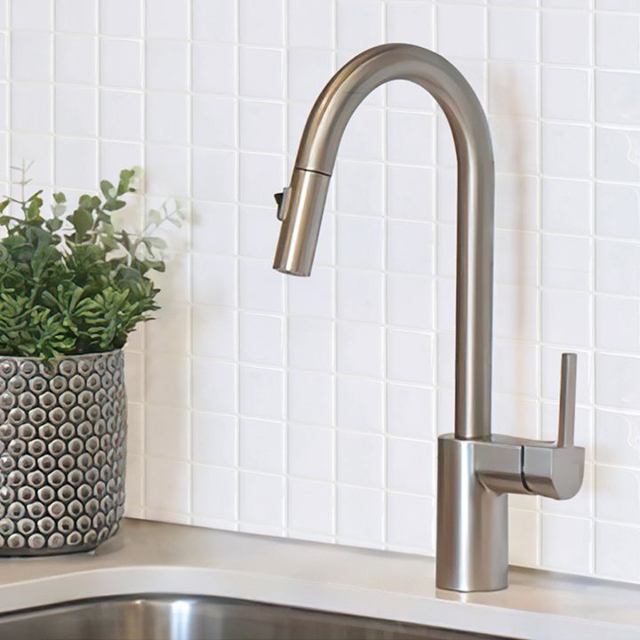 BowLift | White Mosaic Peel & Stick Tile Waterproof Kitchen Backsplash Wallpaper