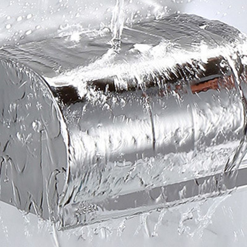 BowLift | Classic Polished Chrome Bathroom Accessory Set Towel Holder/Paper Holder/Robe Hooks Included