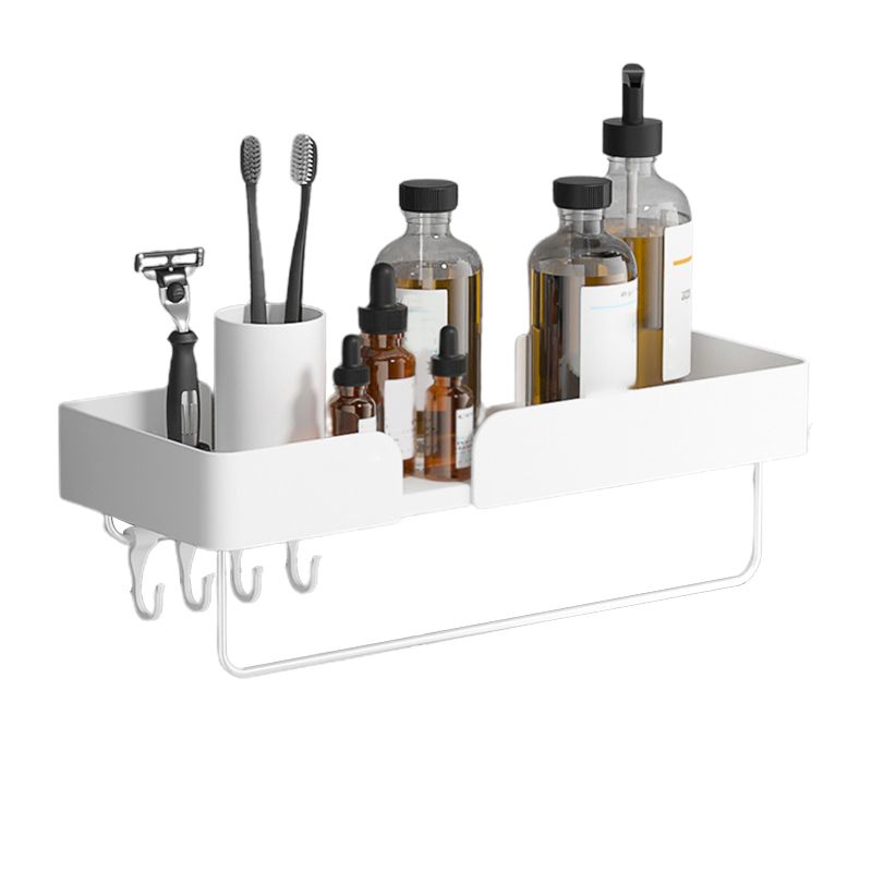 BowLift | White Bathroom Set Modern 1/2/3 - Pieces Stainless Steel Bathroom Shelf