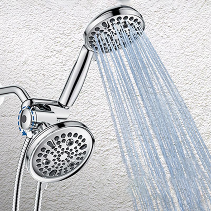 BowLift | Contemporary Shower Combination Adjustable Shower Head Chrome Ceiling Mounted Round Shower Head