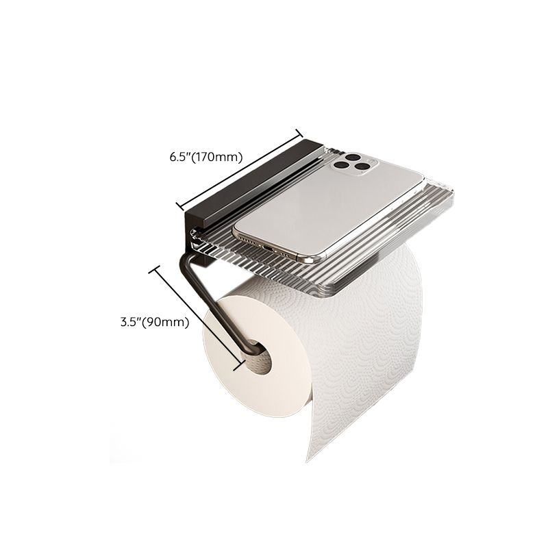 BowLift | Black Bathroom Set Metallic & Acrylic Bathroom Accessories Set made of Stainless Steel Aluminium