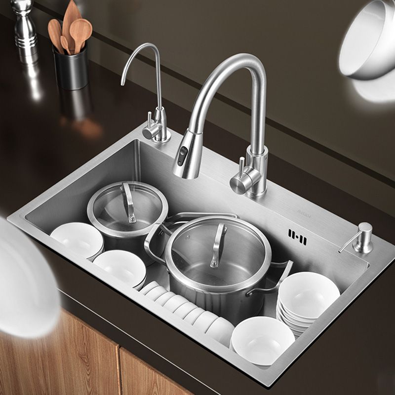 BowLift | Contemporary Style Kitchen Sink Stainless Steel Colorfast Built-in Sink