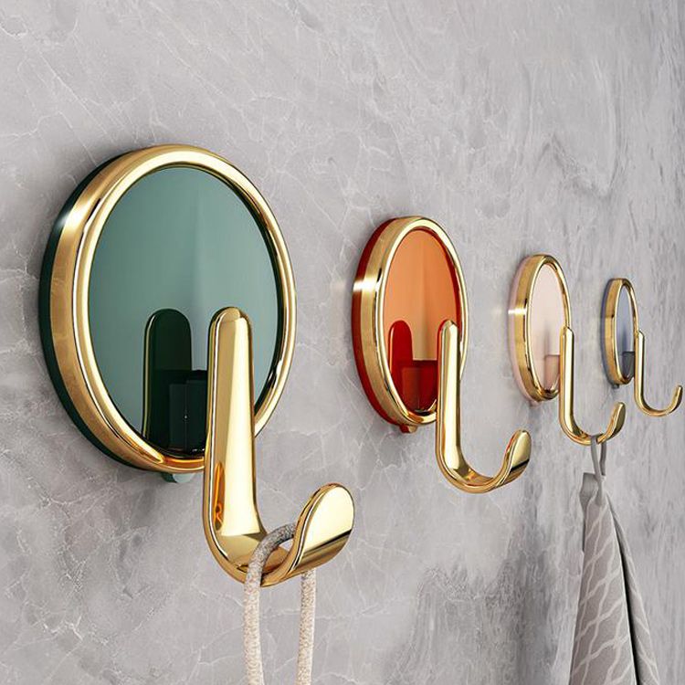 BowLift | Contemporary 8-piece bathroom set 2.91 inch high bathrobe hooks