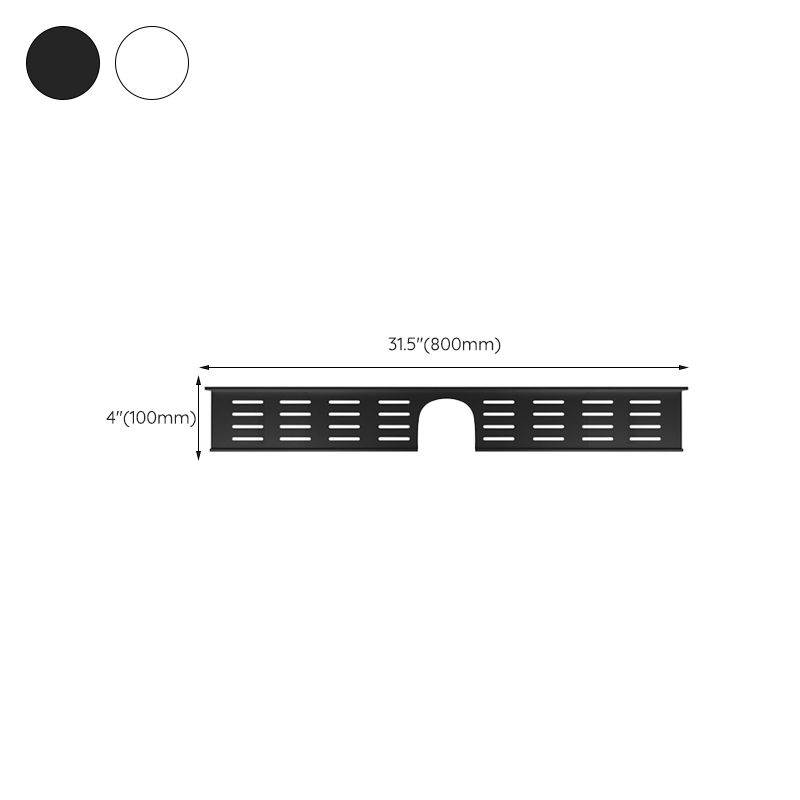 BowLift | 2-piece modern bathroom hardware set bathroom shelf made of aluminum