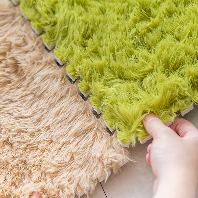 BowLift | Modern Carpet Tiles Interlocking Color Block Shag Carpet Tiles