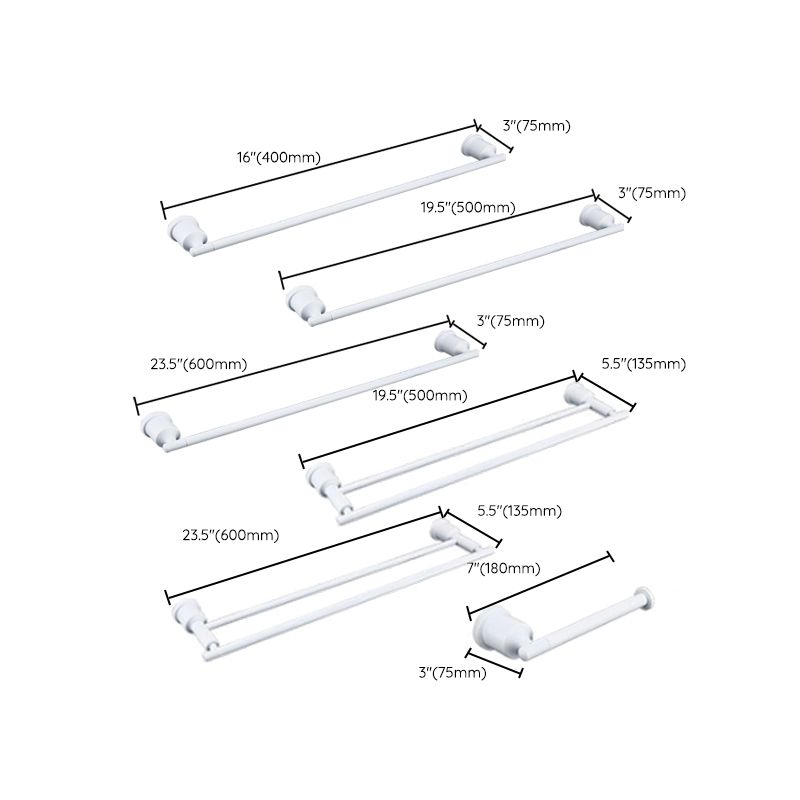 BowLift | Contemporary white bathroom accessories as a single piece or in a set