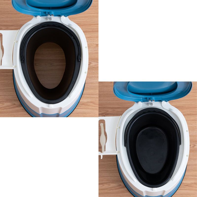 BowLift | Contemporary plastic floor-mounted toilet bowl with toilet seat for the bathroom