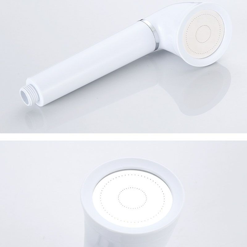 BowLift | White round shower head plastic supercharged hand shower