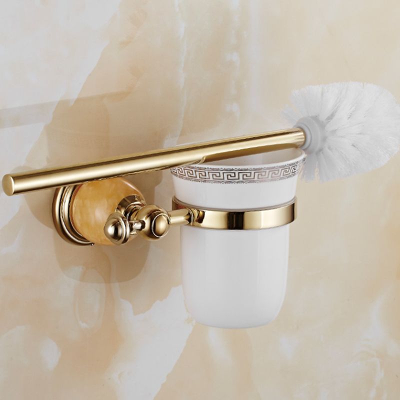 BowLift | Contemporary brushed brass bathroom accessories as a single piece or as a set
