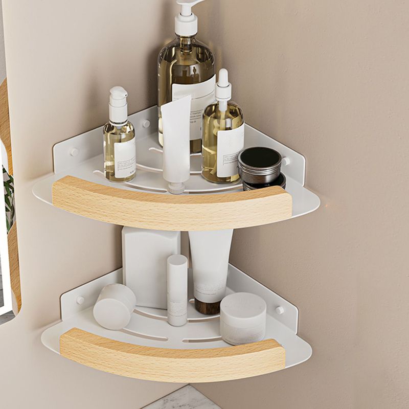 BowLift | White Metal and Solid Wood Bathroom Accessories Hardware Set