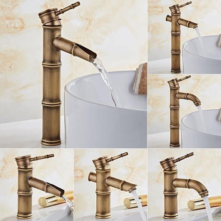BowLift | Brass Country Basin Tap Single Hole Sink Faucet for Bathroom