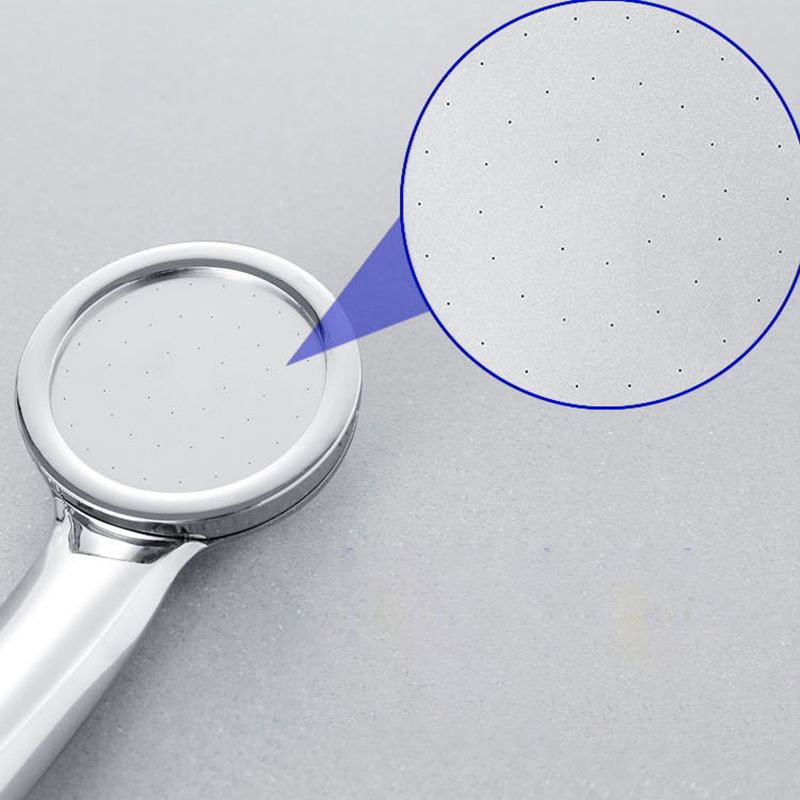 BowLift | Contemporary Silver Round Shower Head Water Efficient Standard Spray Head