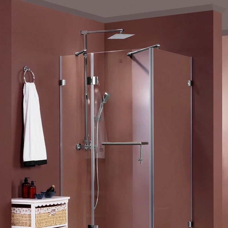 BowLift | Wall Mounted Fixed Shower Head Modern Style Metal Shower Head