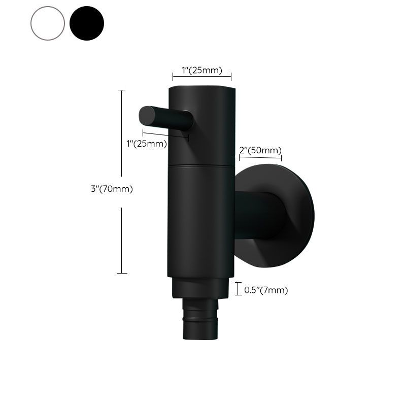 BowLift | Contemporary Wall-Mounted Bathroom Faucet One Hole Solid Brass Round Faucet