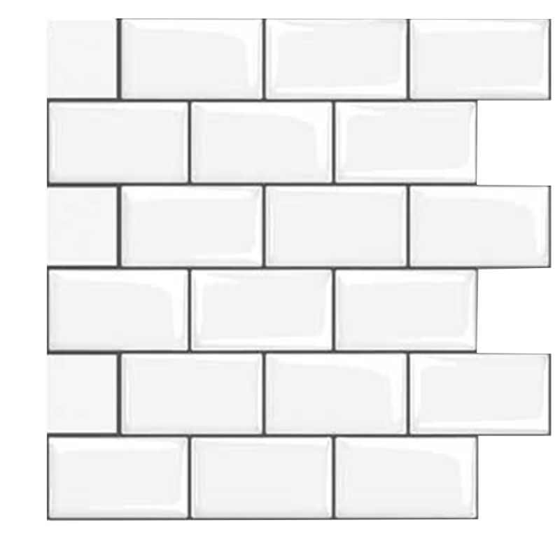 BowLift | White subway tiles waterproof peel & stick tile for kitchen backsplash
