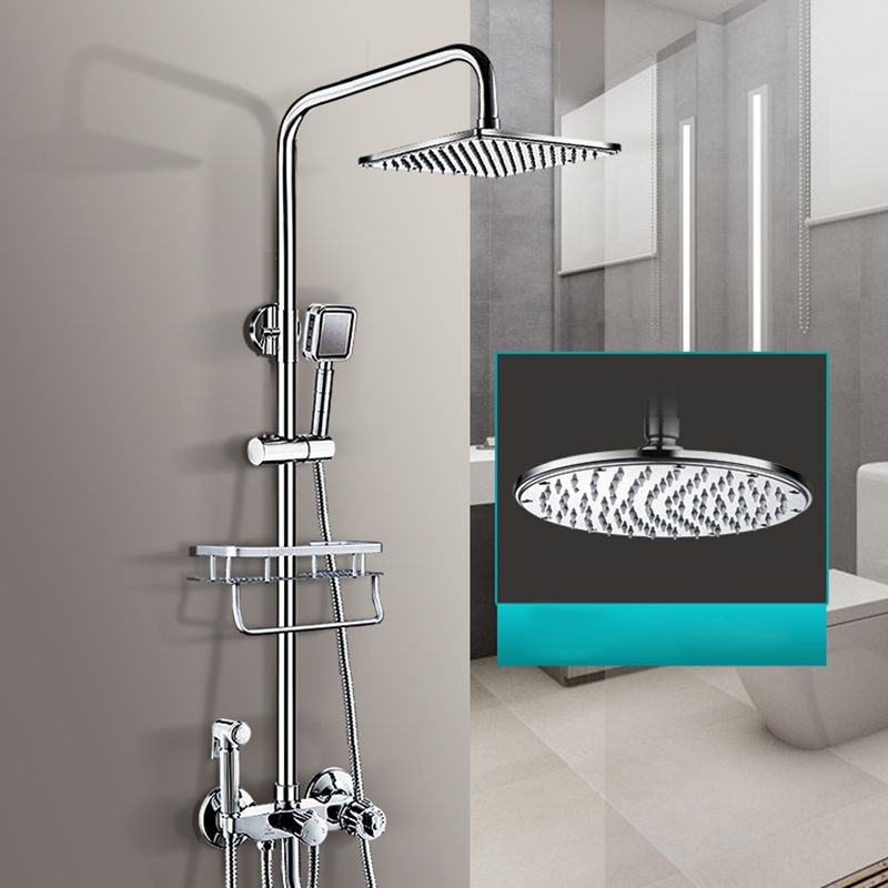 BowLift | Contemporary Shower Head Combination Polished Stainless Steel Ceiling Mounted Shower Head