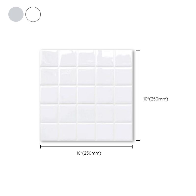BowLift | White Mosaic Peel & Stick Tile Waterproof Kitchen Backsplash Wallpaper