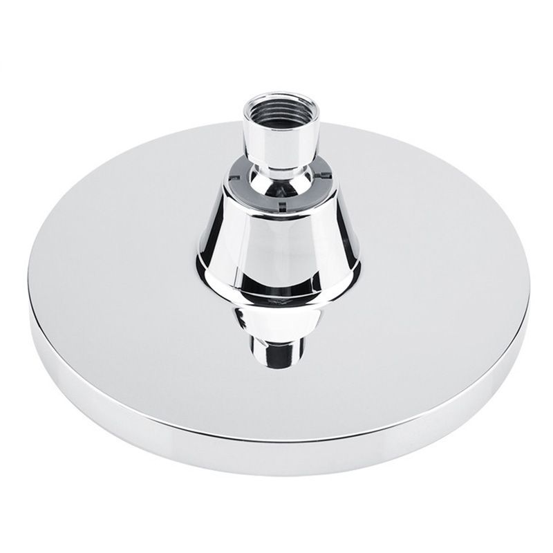 BowLift | Round Fest Shower Head Silver Single Jet Wall Mounted Shower Head