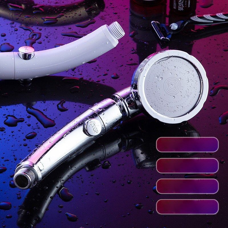 BowLift | Contemporary Shower Combination Hand Shower Plastic Wall Mount Round Shower Head Combination