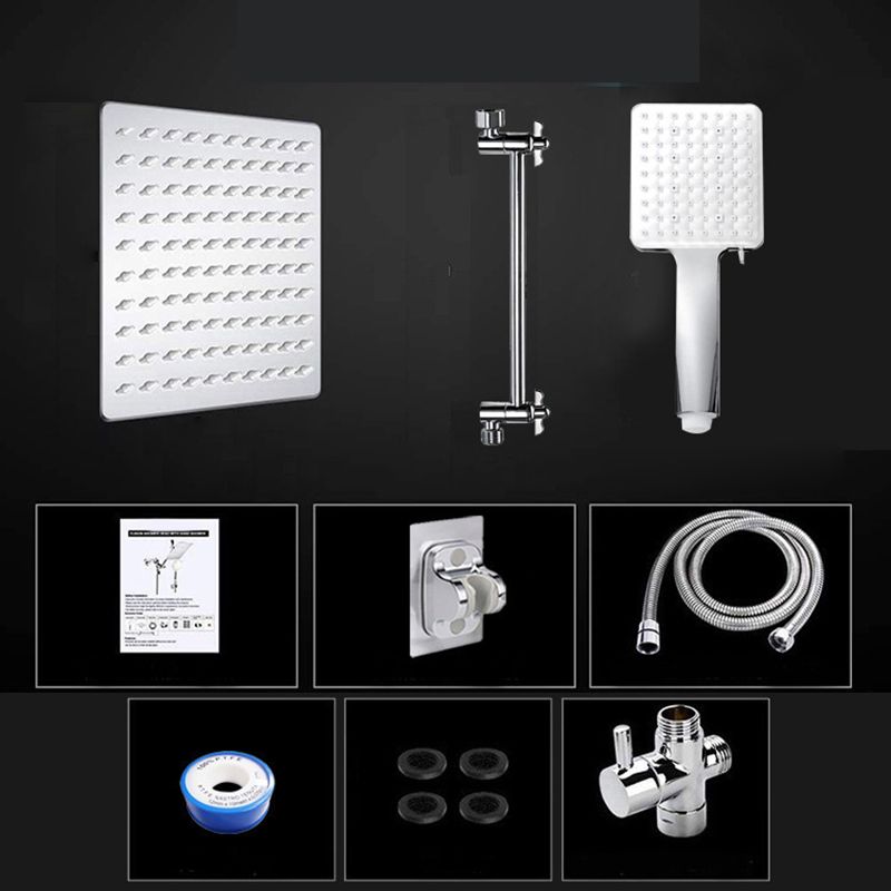 BowLift | Contemporary Shower Combination Shower Head with Double Shower Head Ceiling Mounted Square Shower Head