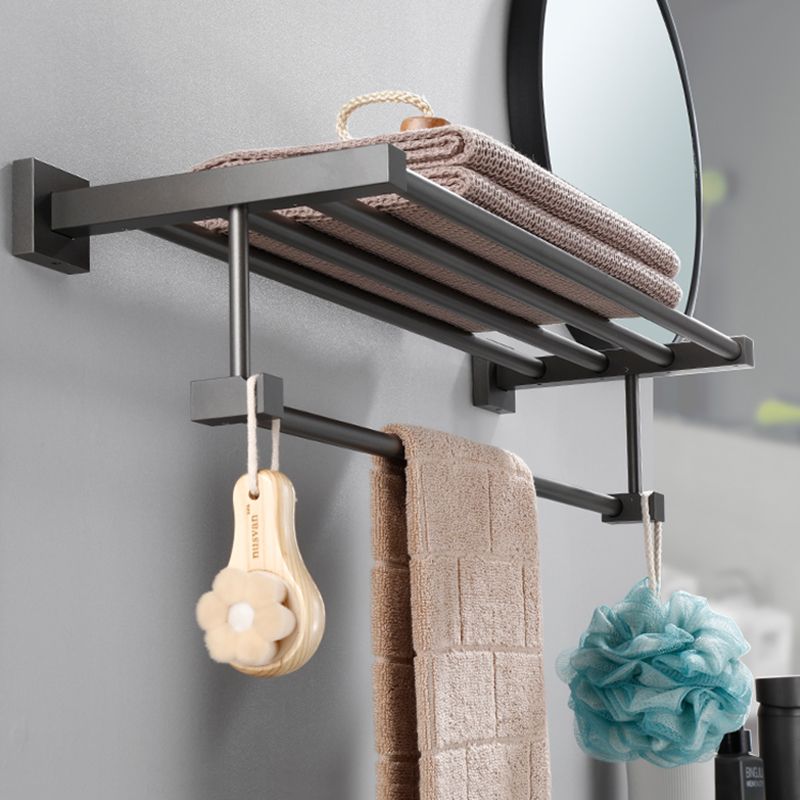 BowLift | Contemporary bathroom accessories single piece or in a set made of gray metal