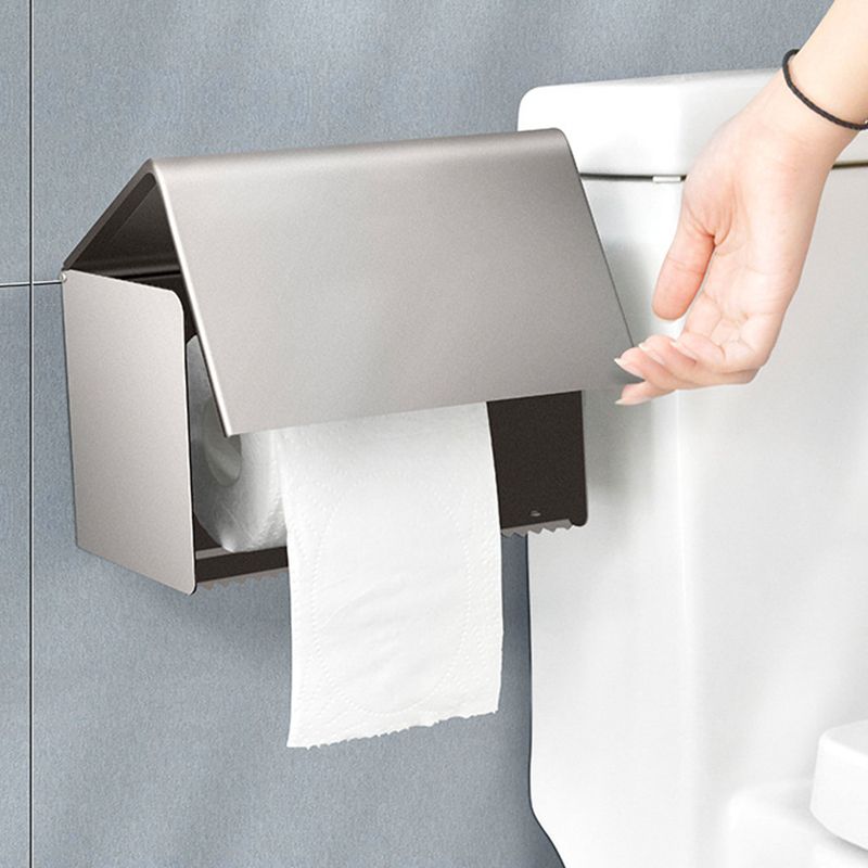 BowLift | Contemporary Metal 5-piece Bathroom Accessories Set with Bath Shelf