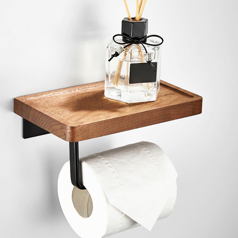 BowLift | 7-piece toilet accessory set made of solid wood and metal