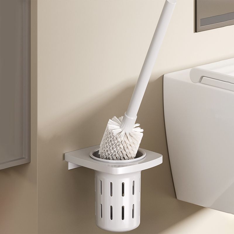 BowLift | Contemporary Bathroom Hardware Set in White with Bath Shelf/Towel Holder/Paper Holder