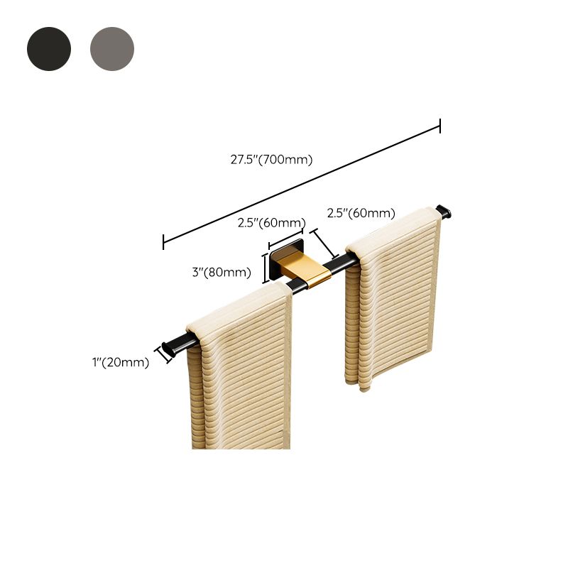BowLift | Contemporary Aluminum Bathroom Accessories Set Towel Rail Bathroom Accessories