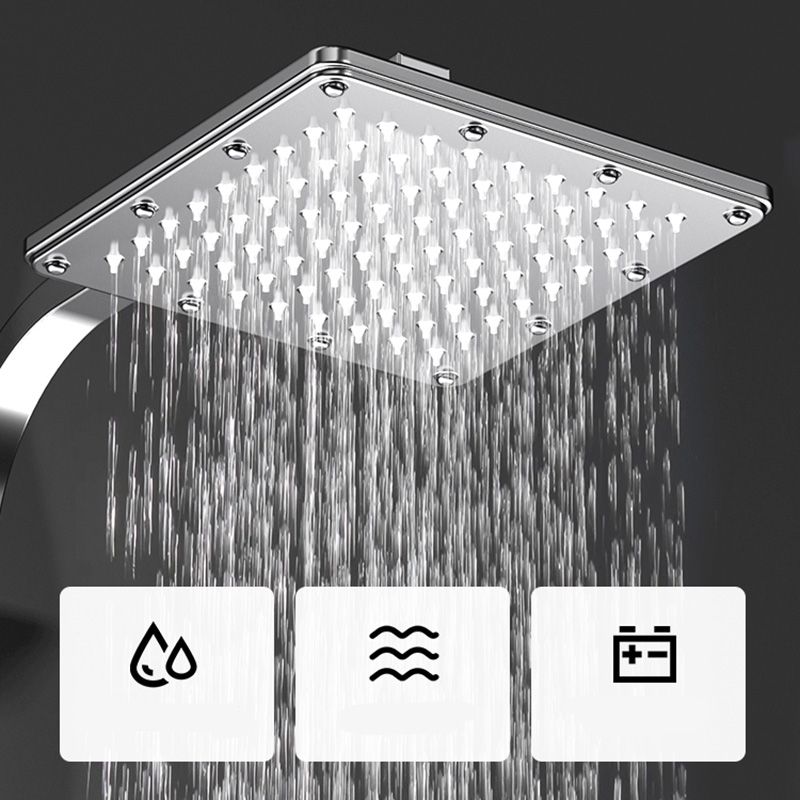 BowLift | Wall-mounted rectangular shower system Stain-resistant copper Modern shower system