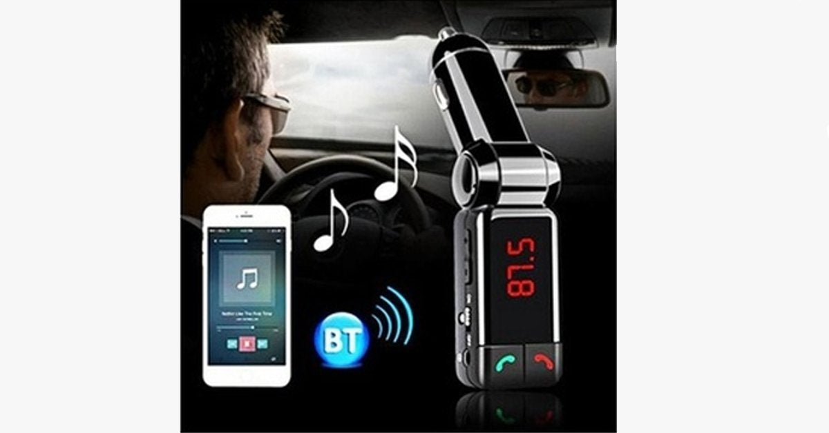 BowLift | Bluetooth Car Adapter - used for hands-free calls, listening to music, and receiving audible instructions