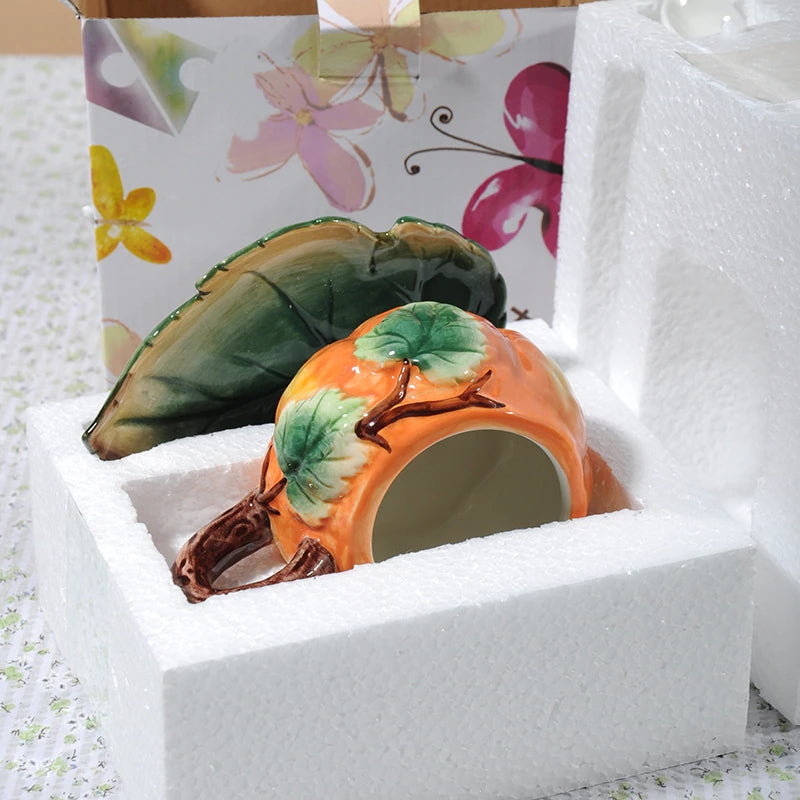 BowLift | Creative Ceramic Pumpkin Mug Set