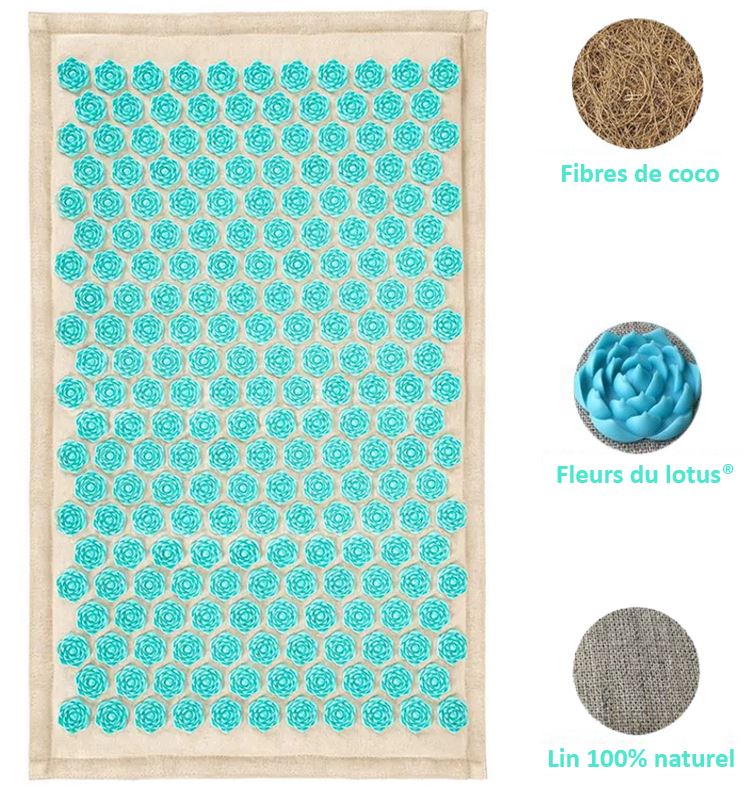 BowLift | Acupressure mat with Pillow and 5500 Pressure Points – The Florapress Relaxation Set