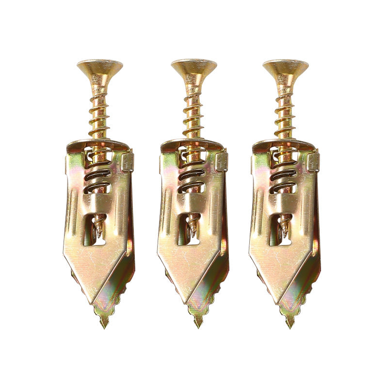 BowLift | Drywall Expansion Anchors + High Strength Zinc Screws Kit (Pack of 100)