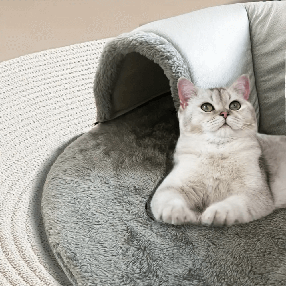 KittyPlay 3-in-1 Cat Tunnel Bed