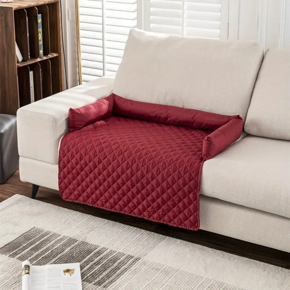 BowLift | Bolstered Quilted Pet Sofa Protector