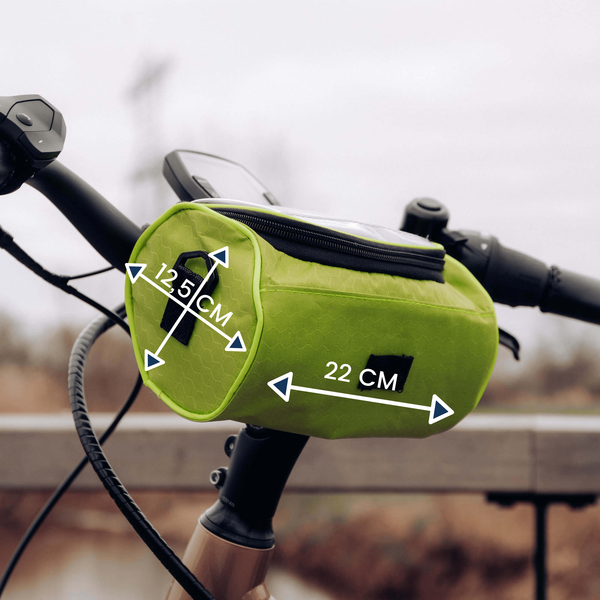 BowLift | EasyNavigator Deluxe Waterproof Bicycle Handlebar Bag