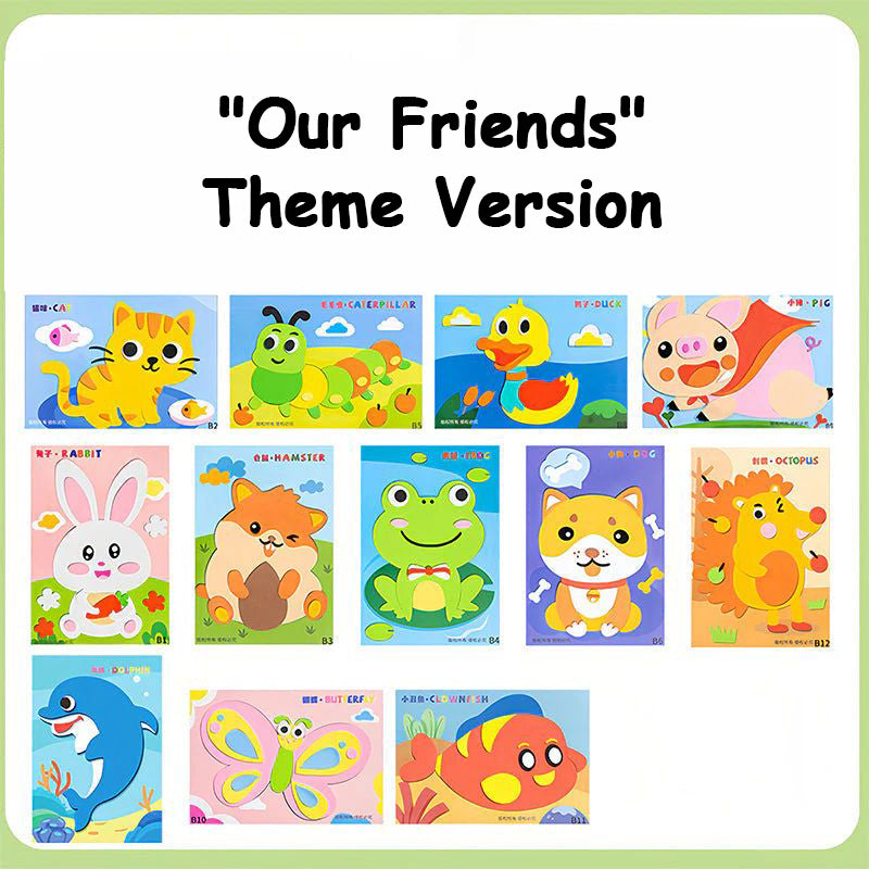 BowLift | Children's DIY 3D EVA Sticker Toys