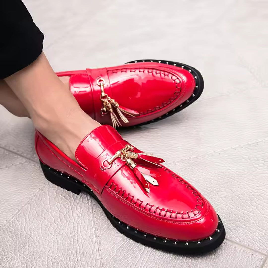 Tassel Loafers with Classic Metal Bit