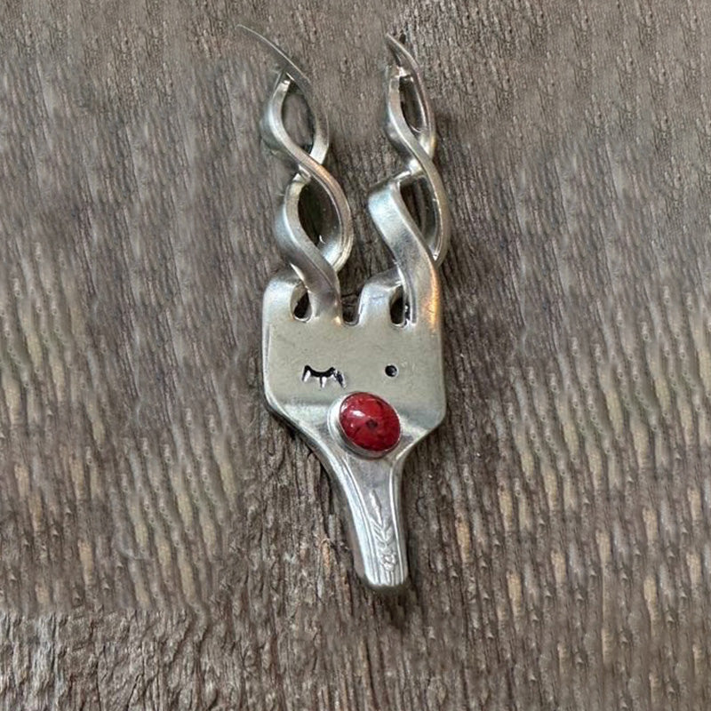 BowLift | Funny Fork Reindeer Ornament