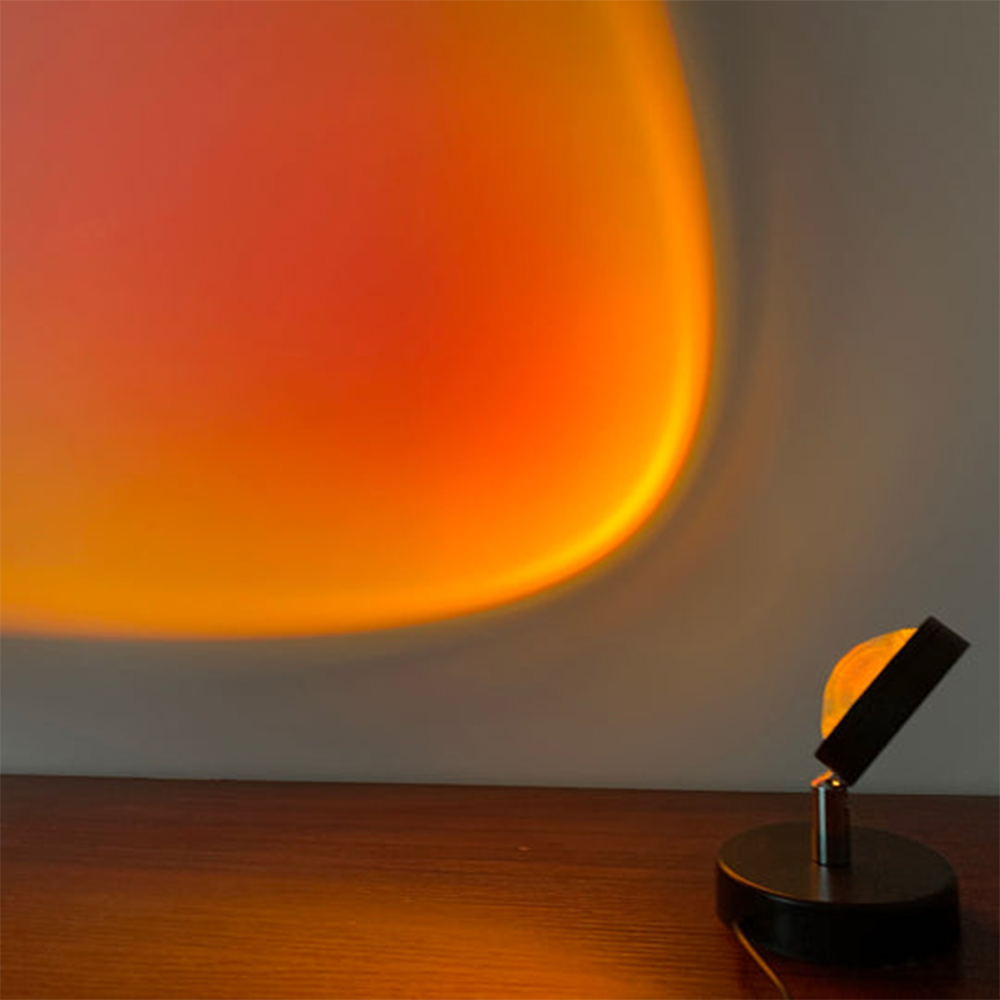 BowLift | GlowBright Retro Sunset LED Table Lamp