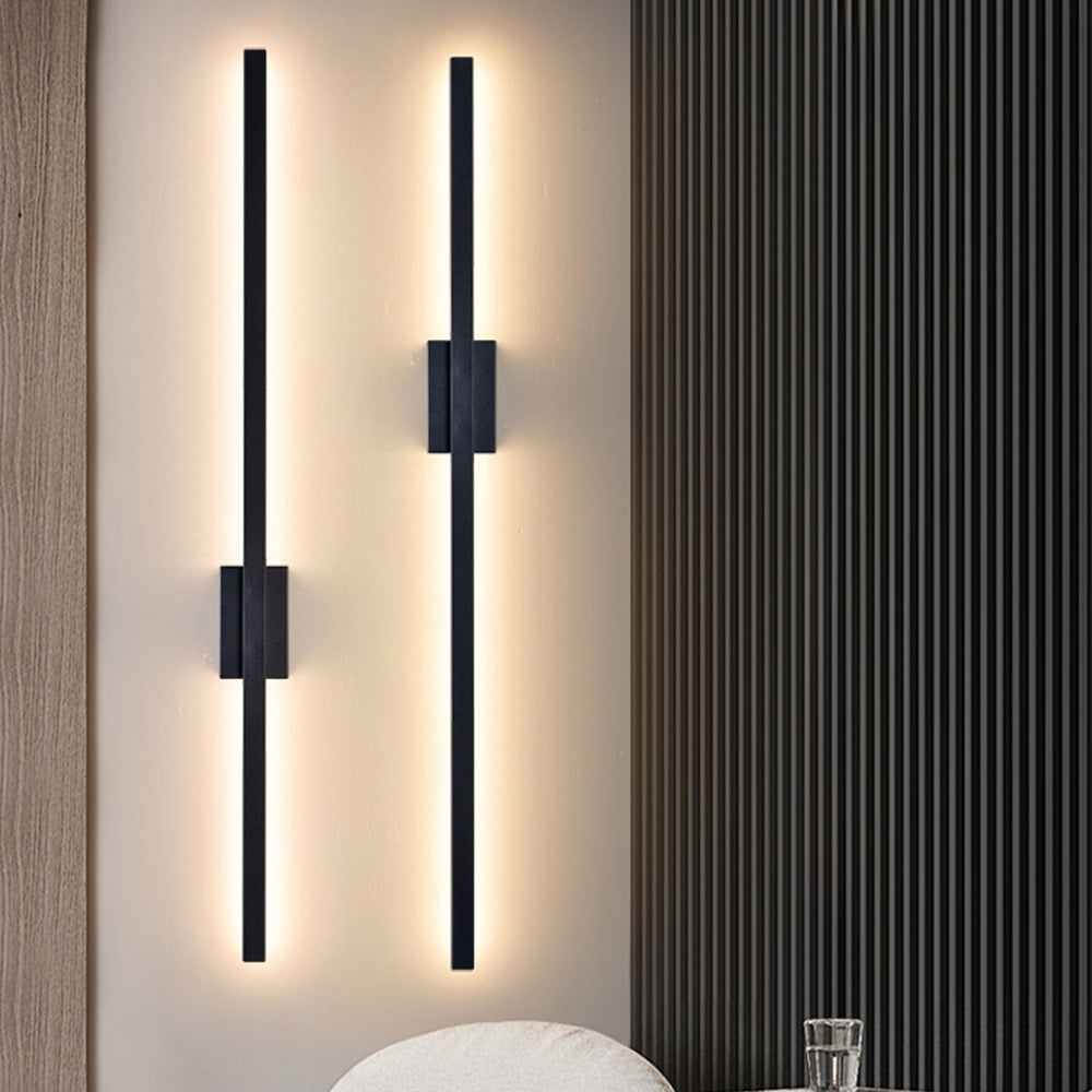 BowLift | Industrial Minimalist Long LED Iron Wall Lights for Contemporary Living Room Décor and Stylish Illumination