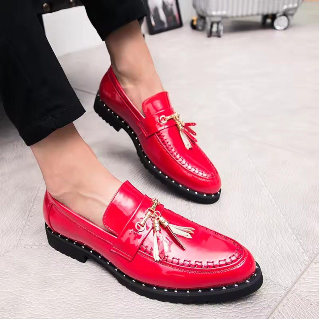 Tassel Loafers with Classic Metal Bit