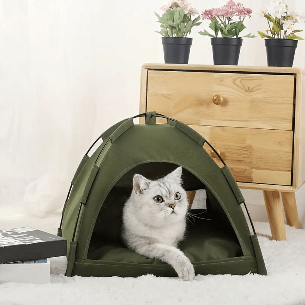 Portable Cat and Dog Tent Bed